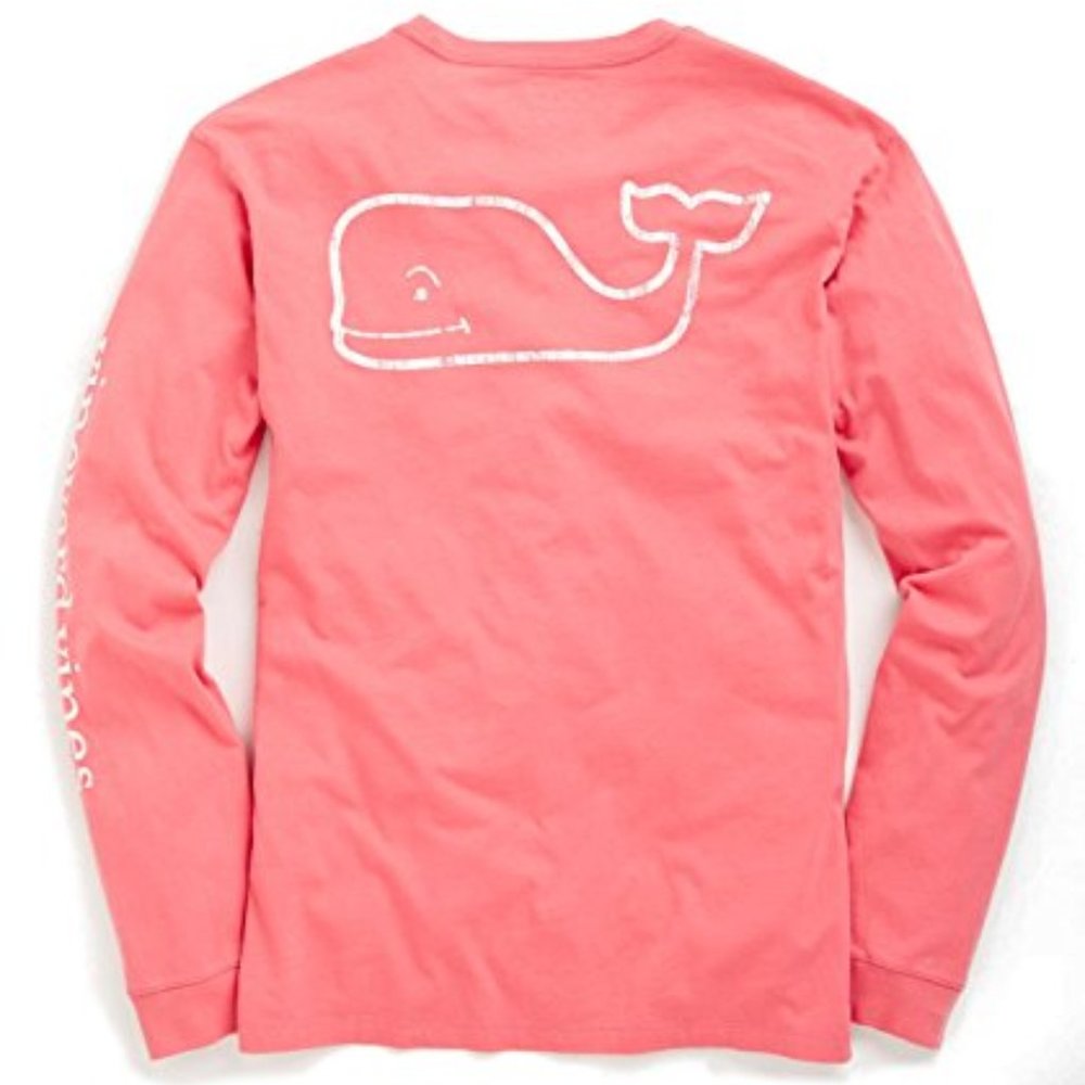 Vineyard Vines Whale Long-Sleeve Pocket Tee